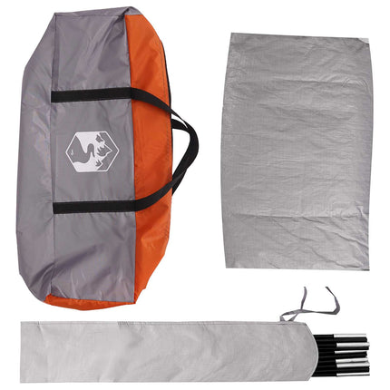Bil Telt 200 x 170 x 170 cm Grå og orange Polyester og Stål
