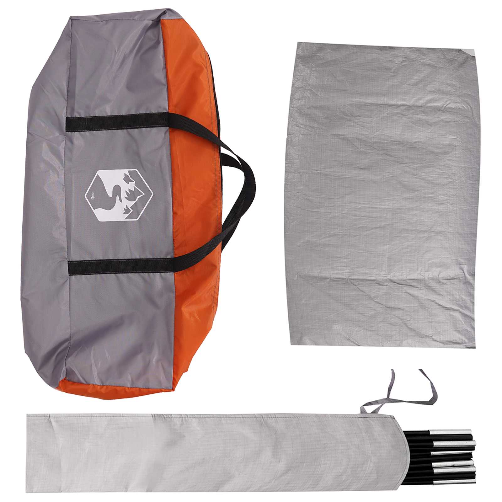Bil Telt Grå og orange 200 x 170 x 170 cm Polyester og Stål