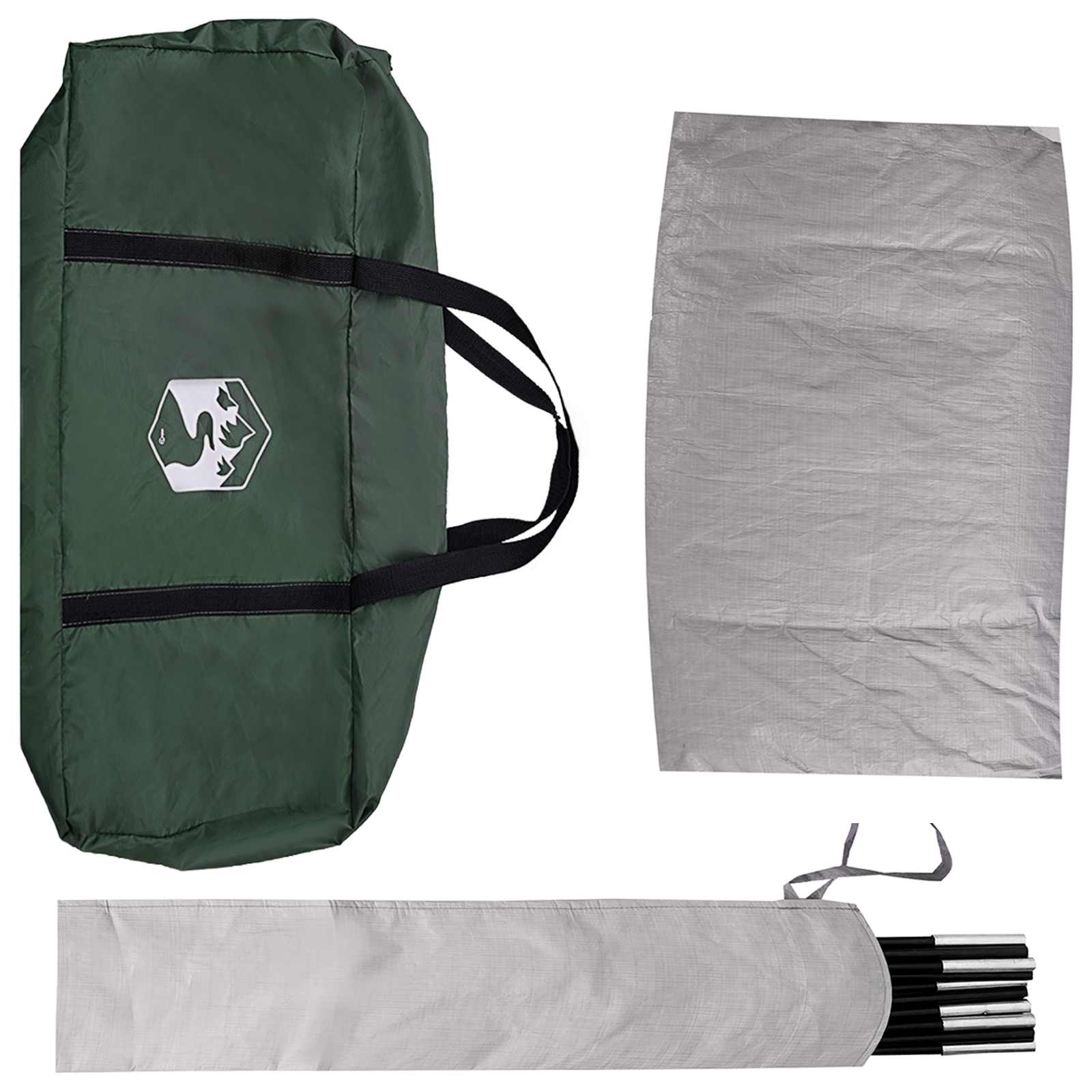 Bil Telt med tag Army Grøn 200 x 170 x 170 cm Polyester og Stål