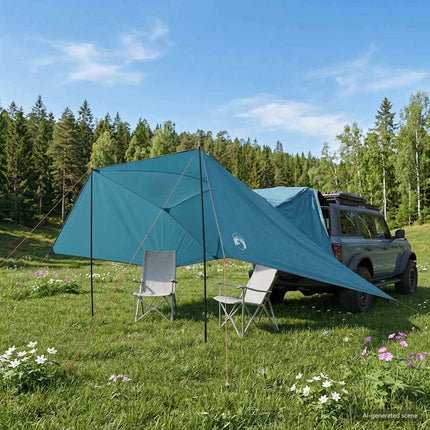 Bil Telt 308 x 215 x 220 cm Blå Polyester og Stål