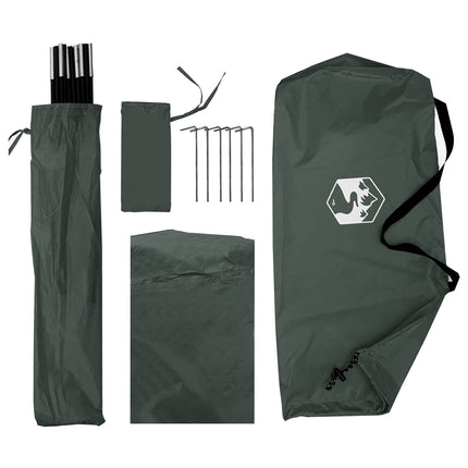 Bil Telt 308 x 215 x 220 cm Army Grøn Polyester og Stål