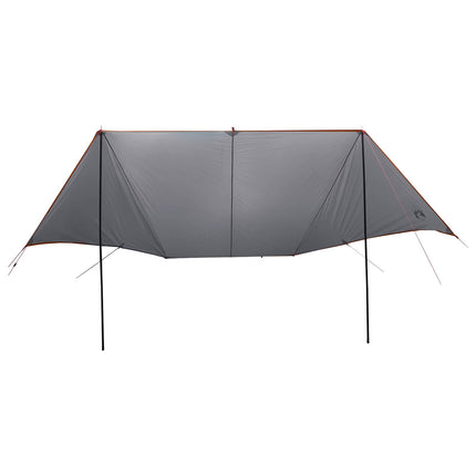 Fartøjs Markise med tag Grå og orange 518 x 580 x 215 cm