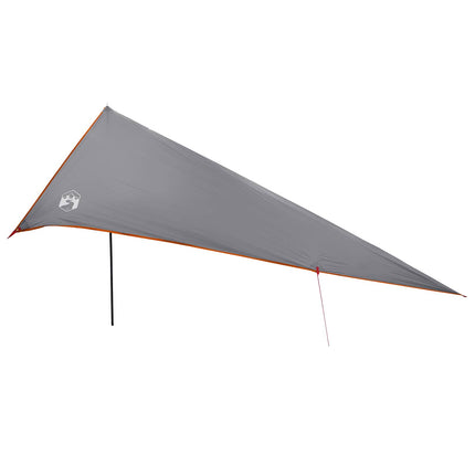 Fartøjs Markise med tag Grå og orange 518 x 580 x 215 cm