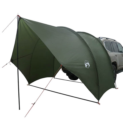 Tailgate awning vandafvisende 405 x 280 x 220 cm Army Grøn