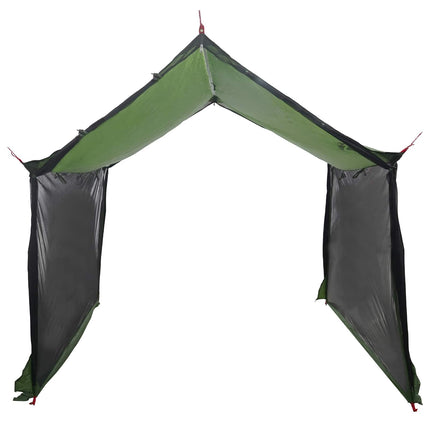 Camping tarp med mesh vægge Grøn 340 x 260 x 220 cm