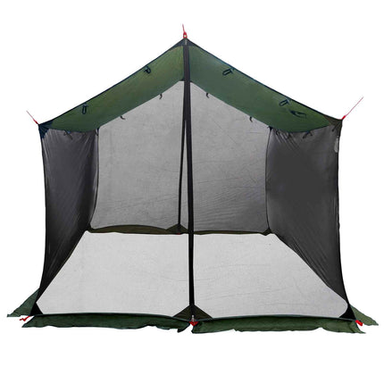 Camping tarp med mesh vægge Army Grøn 340 x 260 x 220 cm