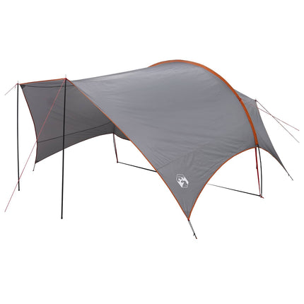 Camping tarp vandafvisende Grå og orange 550 x 400 x 230 cm