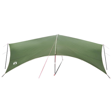 Camping tarp vandafvisende Grøn 690 x 580 x 255 cm