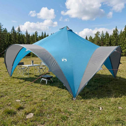 Party Tent med tag Blå 500 x 500 x 350 cm Polyester og Stål
