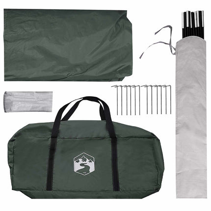 Party Tent Army grøn 500 x 500 x 350 cm Polyester og Stål