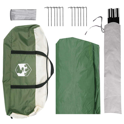 Party Tent med tag Grøn 600 x 600 x 400 cm Polyester og Stål