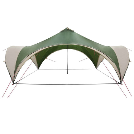 Party Tent med tag Grøn 600 x 600 x 400 cm Polyester og Stål