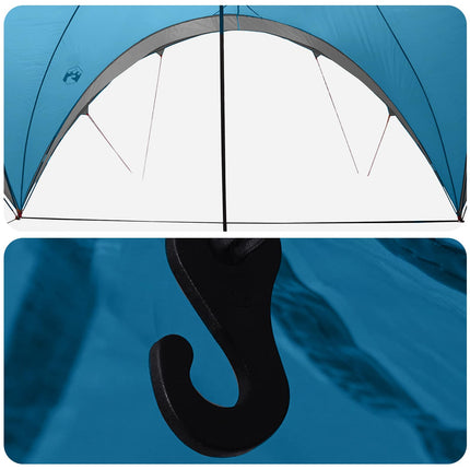 Party Tent med tag Blå 400 x 400 x 320 cm Polyester og Stål
