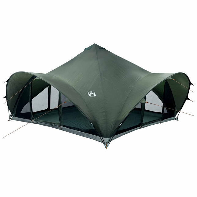 Tipi telt med tag Army grøn 18-Personer Polyester og Stål