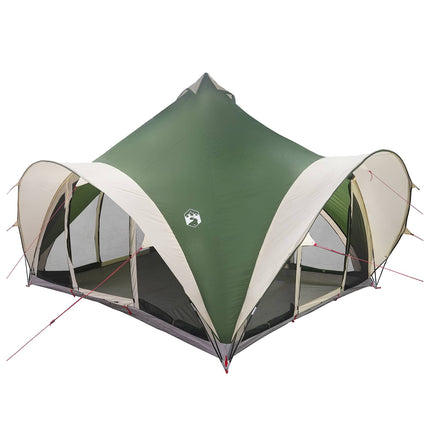 Tipi telt med tag Grøn 6-personers Polyester og Stål