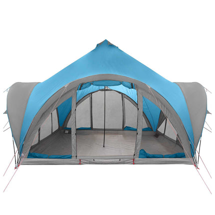 Tipi telt med tag Blå 6-personers Polyester og Stål