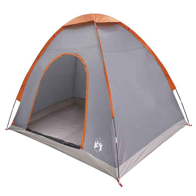 Camping telt 2-personers Grå og orange