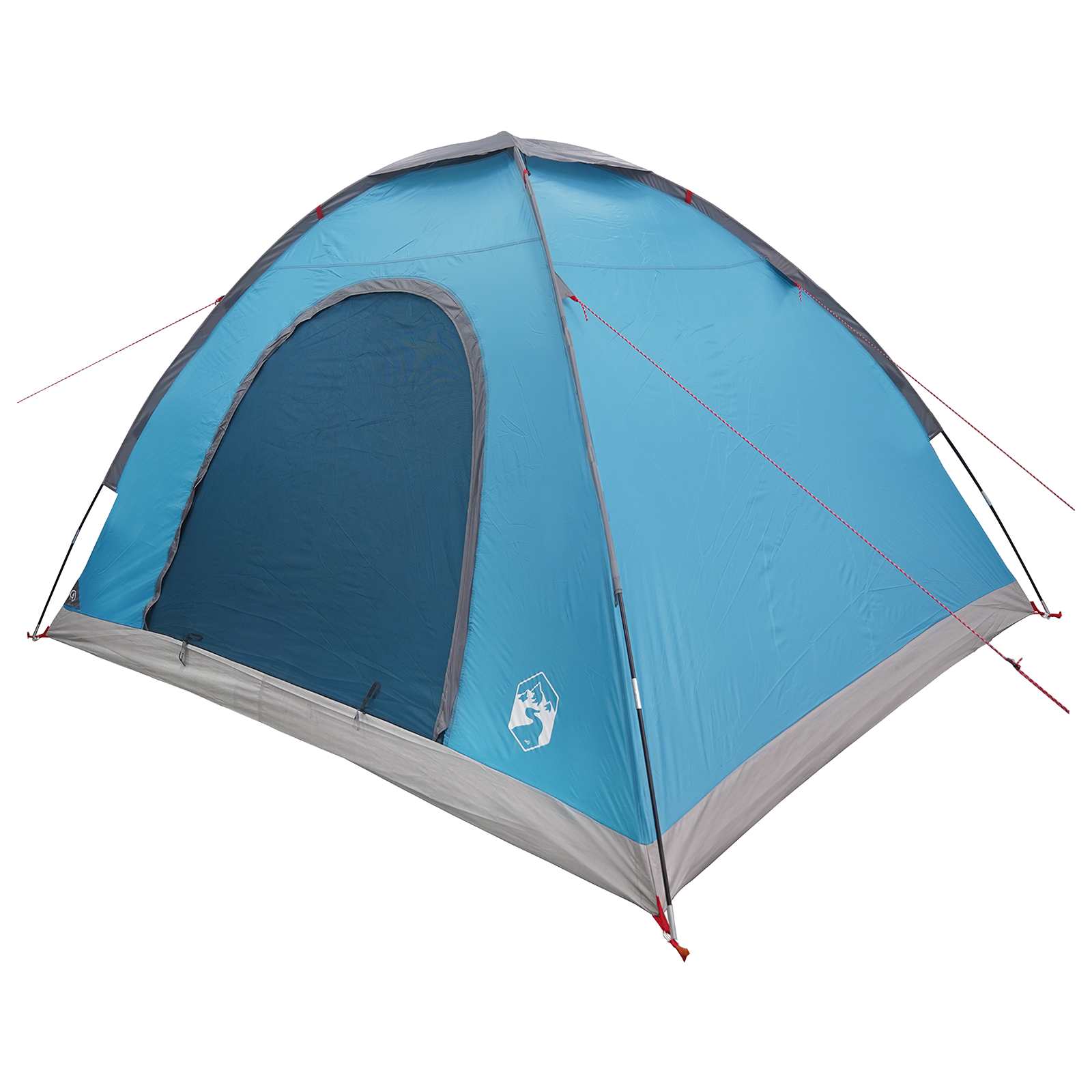 Camping telt med tag med luftventil Blå 275 x 215 x 125 cm