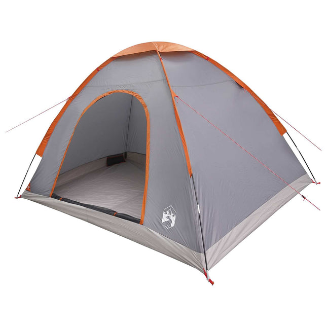 Camping telt med tag Grå og orange 275 x 215 x 125 cm