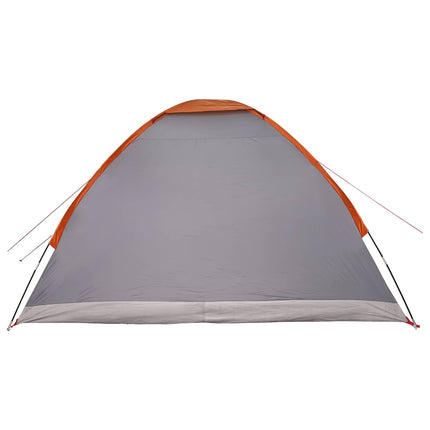 Camping telt 4-personers Grå og orange