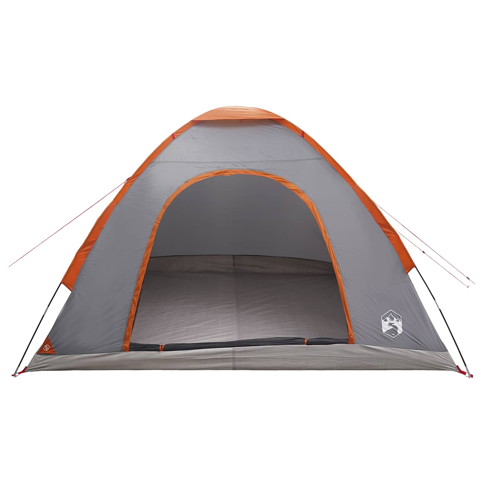 Camping telt med tag Grå og orange 275 x 215 x 125 cm