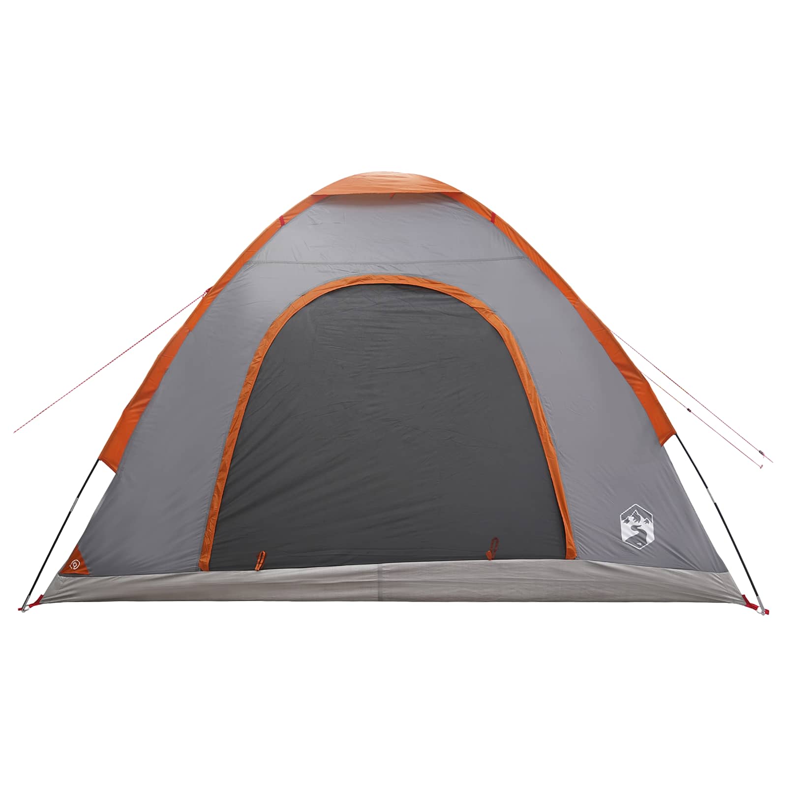 Camping telt med tag Grå og orange 275 x 215 x 125 cm
