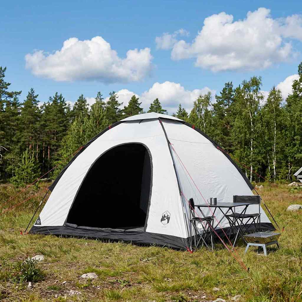 Camping telt med tag Hvid Blackout 275 x 215 x 125 cm