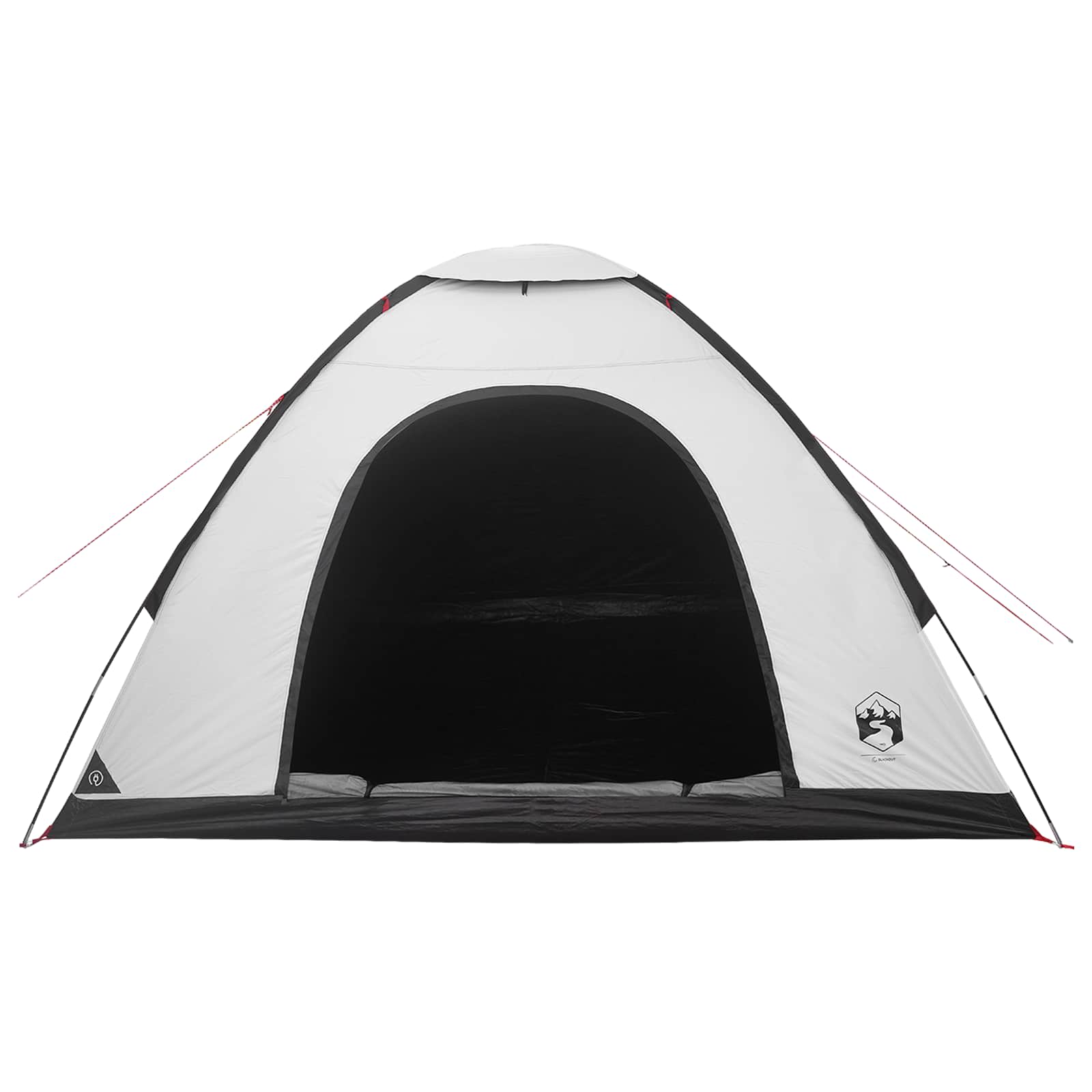 Camping telt med tag Hvid Blackout 275 x 215 x 125 cm
