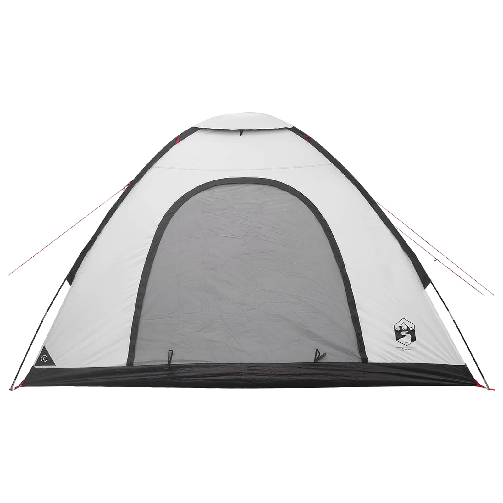 Camping telt med tag Hvid Blackout 275 x 215 x 125 cm