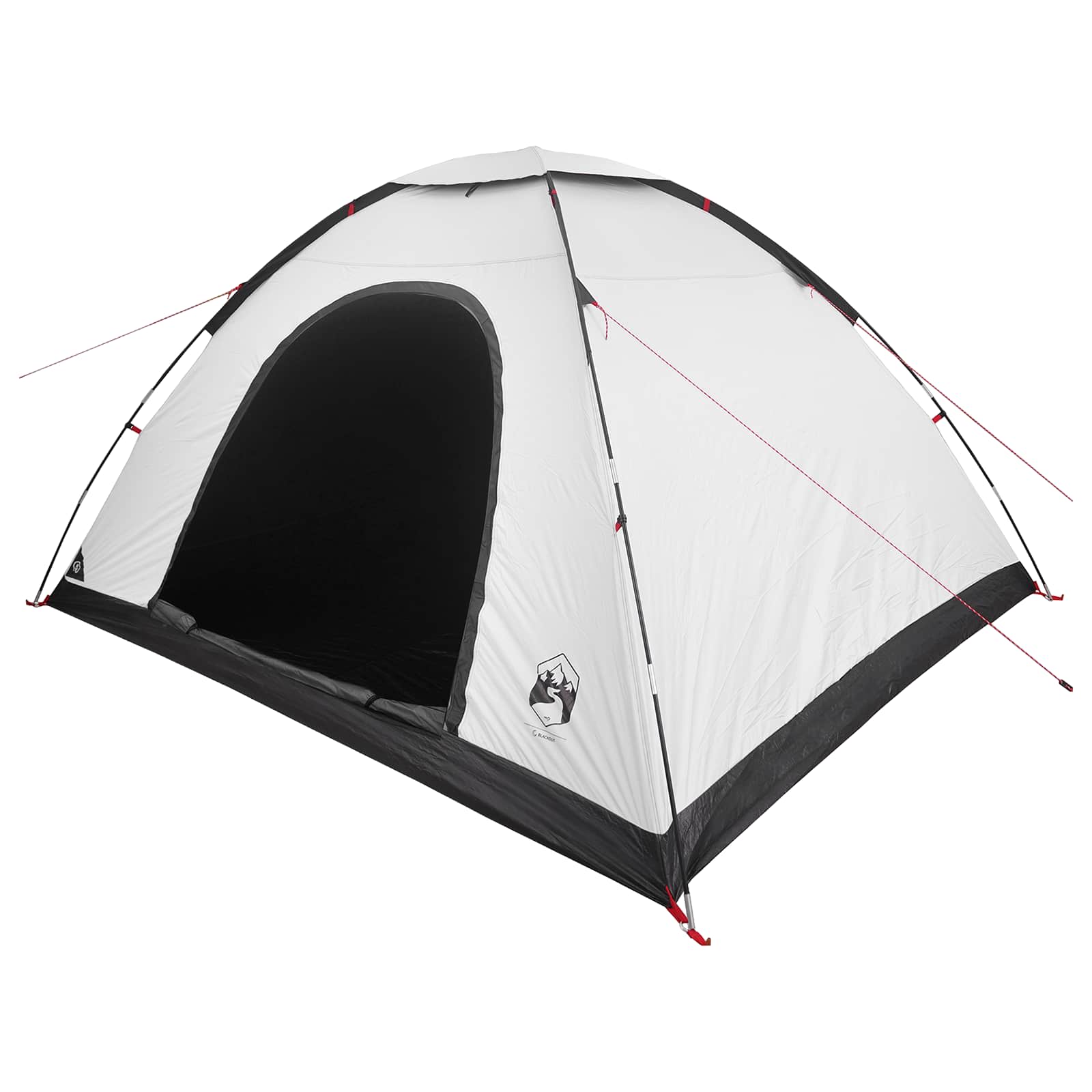 Camping telt med tag Hvid Blackout 335 x 275 x 180 cm