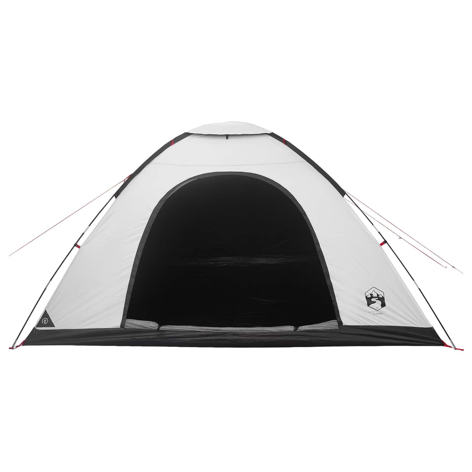 Camping telt med tag Hvid Blackout 335 x 275 x 180 cm