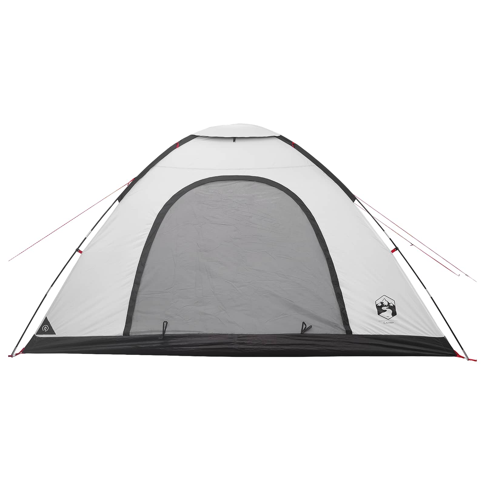 Camping telt med tag Hvid Blackout 335 x 275 x 180 cm