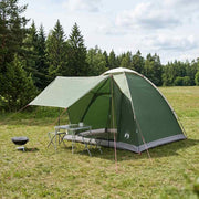 Camping telt med tag Grøn 2-personers Polyester og Stål