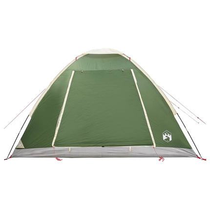 Camping telt 4-personers Grøn Polyester og Stål