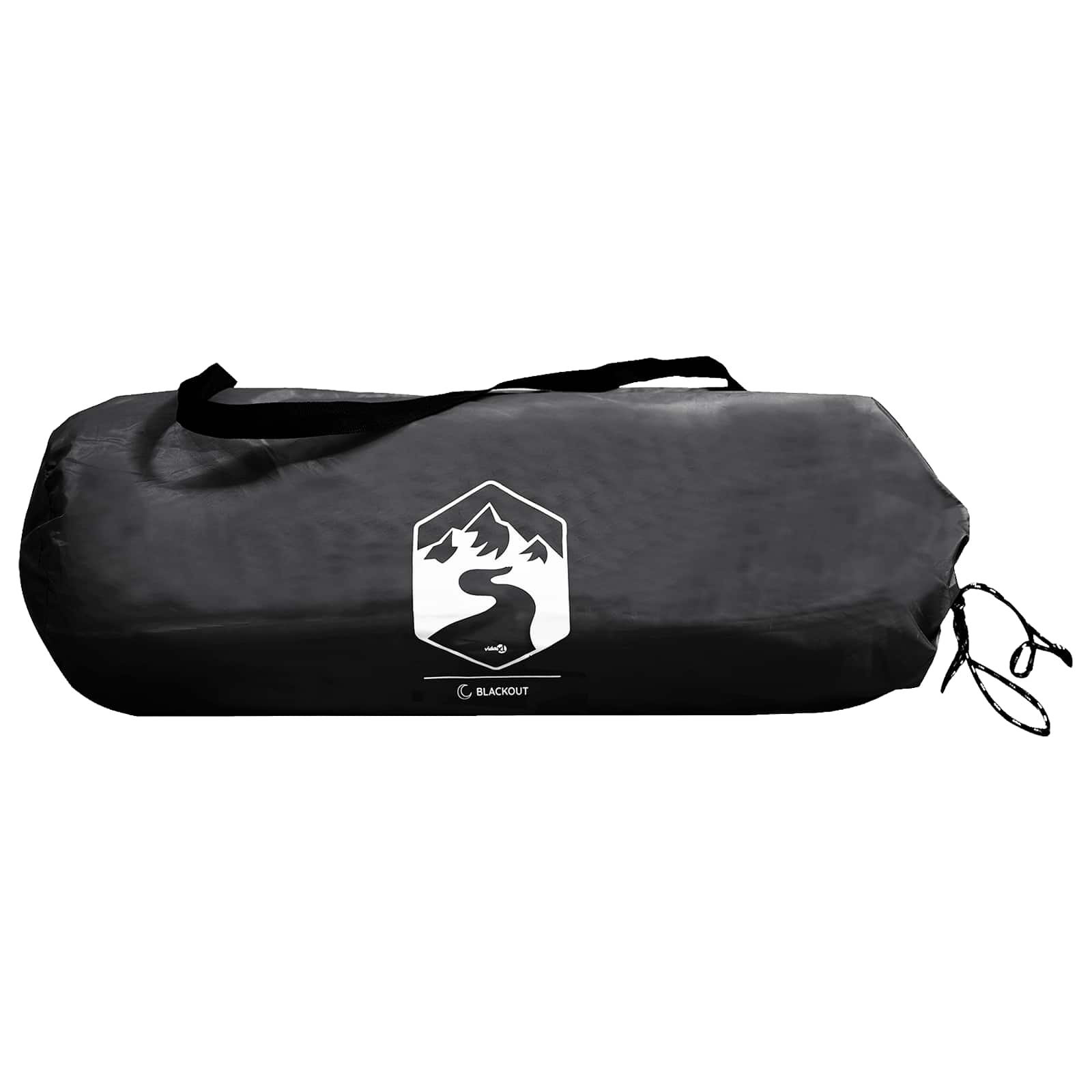 Camping telt Hvid Blackout 275 x 215 x 125 cm Polyester og Stål