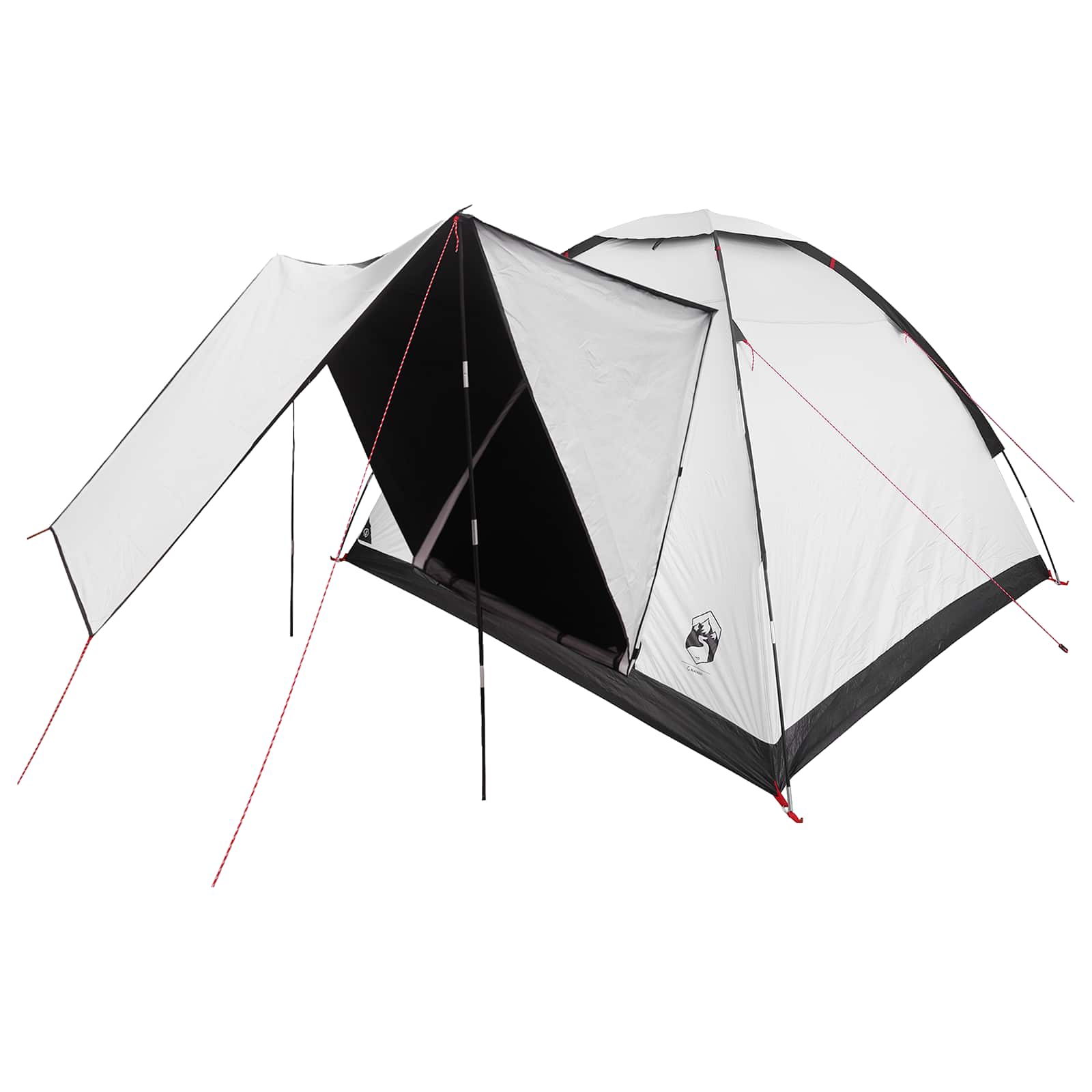 Camping telt Hvid Blackout 275 x 215 x 125 cm Polyester og Stål