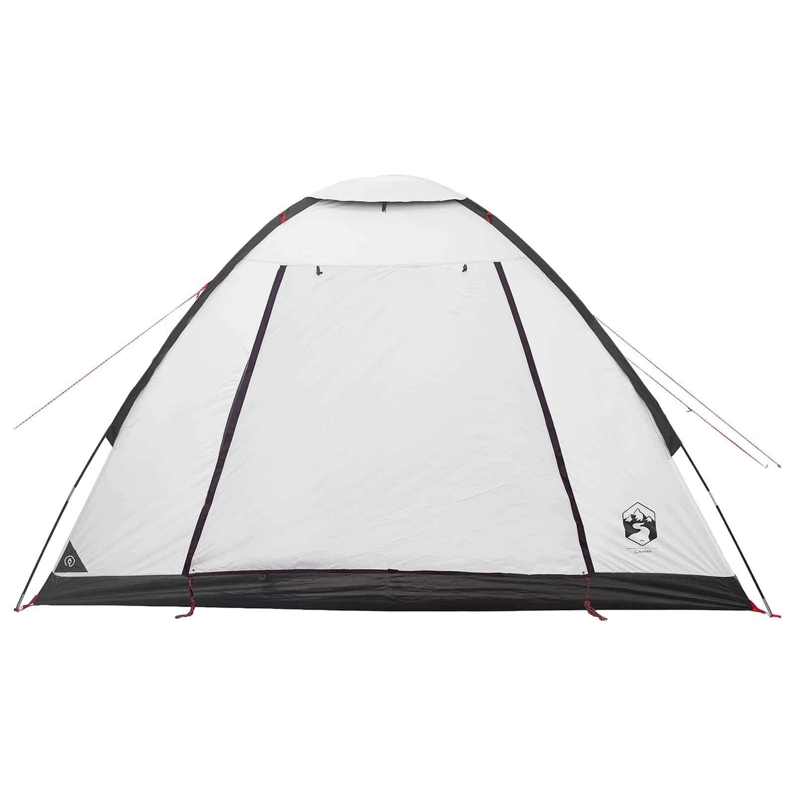 Camping telt Hvid Blackout 275 x 215 x 125 cm Polyester og Stål