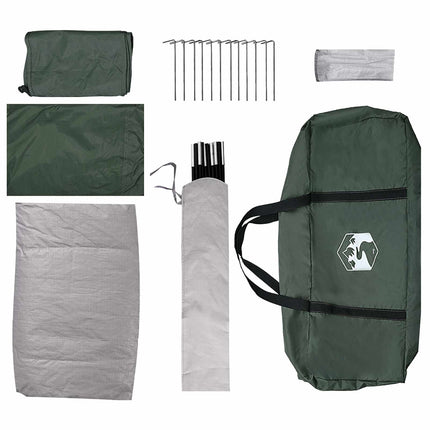 Camping telt Army Grøn 335 x 275 x 180 cm Polyester og Stål
