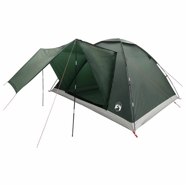 Camping telt 6-personers Army Grøn Polyester og Stål