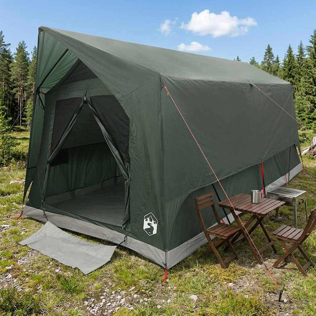 Tunneltelt 8-personers Army grøn Polyester og Stål