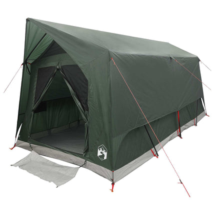 Tunneltelt med tag Army grøn 8-personers Polyester og Stål