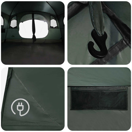 Tunneltelt Army Grøn 427 x 305 x 205 cm Polyester og Stål