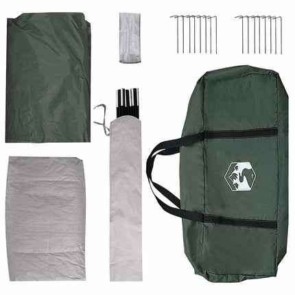 Familietelt Army Grøn 487 x 340 x 216 cm Polyester og Stål