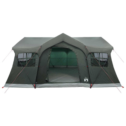 Familietelt Army Grøn 487 x 340 x 216 cm Polyester og Stål