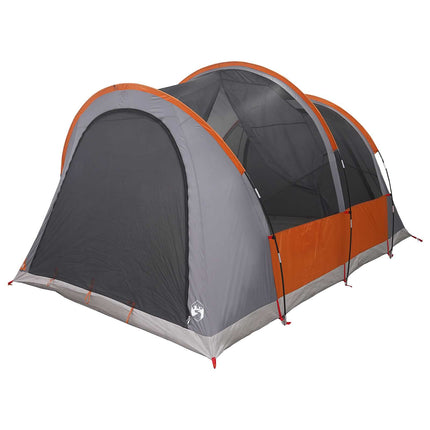 Tunneltelt Grå og orange 370 x 275 x 210 cm Polyester og Stål