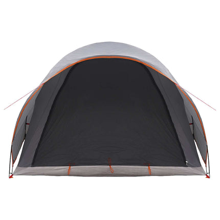 Tunneltelt Grå og orange 370 x 275 x 210 cm Polyester og Stål