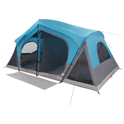 Hyttetelt med tag Blå 480 x 273 x 205 cm Polyester og Stål