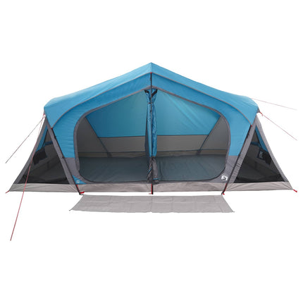 Hyttetelt med tag Blå 480 x 273 x 205 cm Polyester og Stål