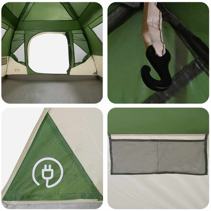 Øjeblikkeligt Telt Grøn 305 x 275 x 190 cm Polyester og Stål