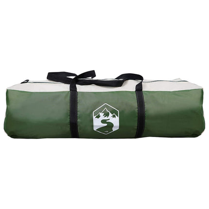 Familietelt med tag Grøn 305 x 275 x 190 cm Polyester og Stål
